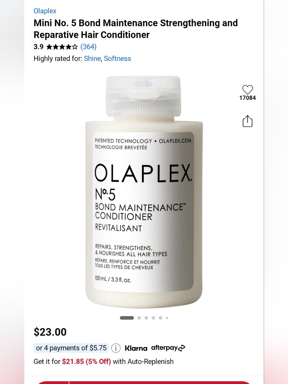 OLAPLEX No.5 Bond Maintenance Conditioner — mini
